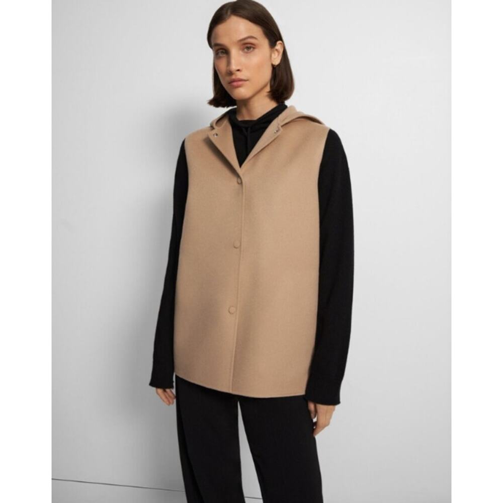 Theory Clairene Luxe New Divide Vest (Size Small)